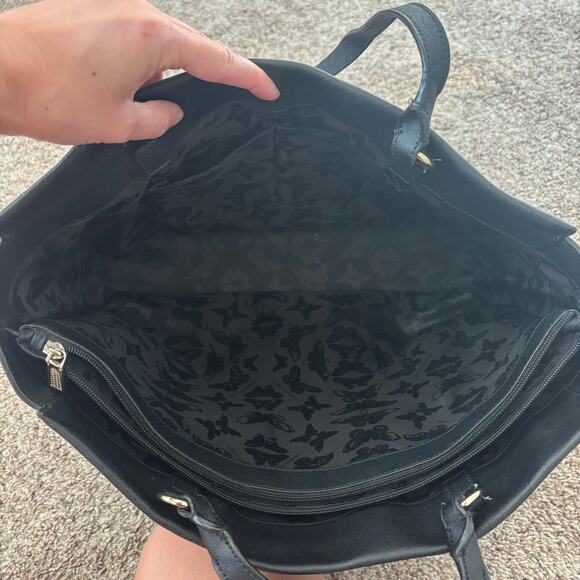 Rebecca Minkoff Women’s Work Tote Black Essential Minimalist Basic - Picture 7 of 16